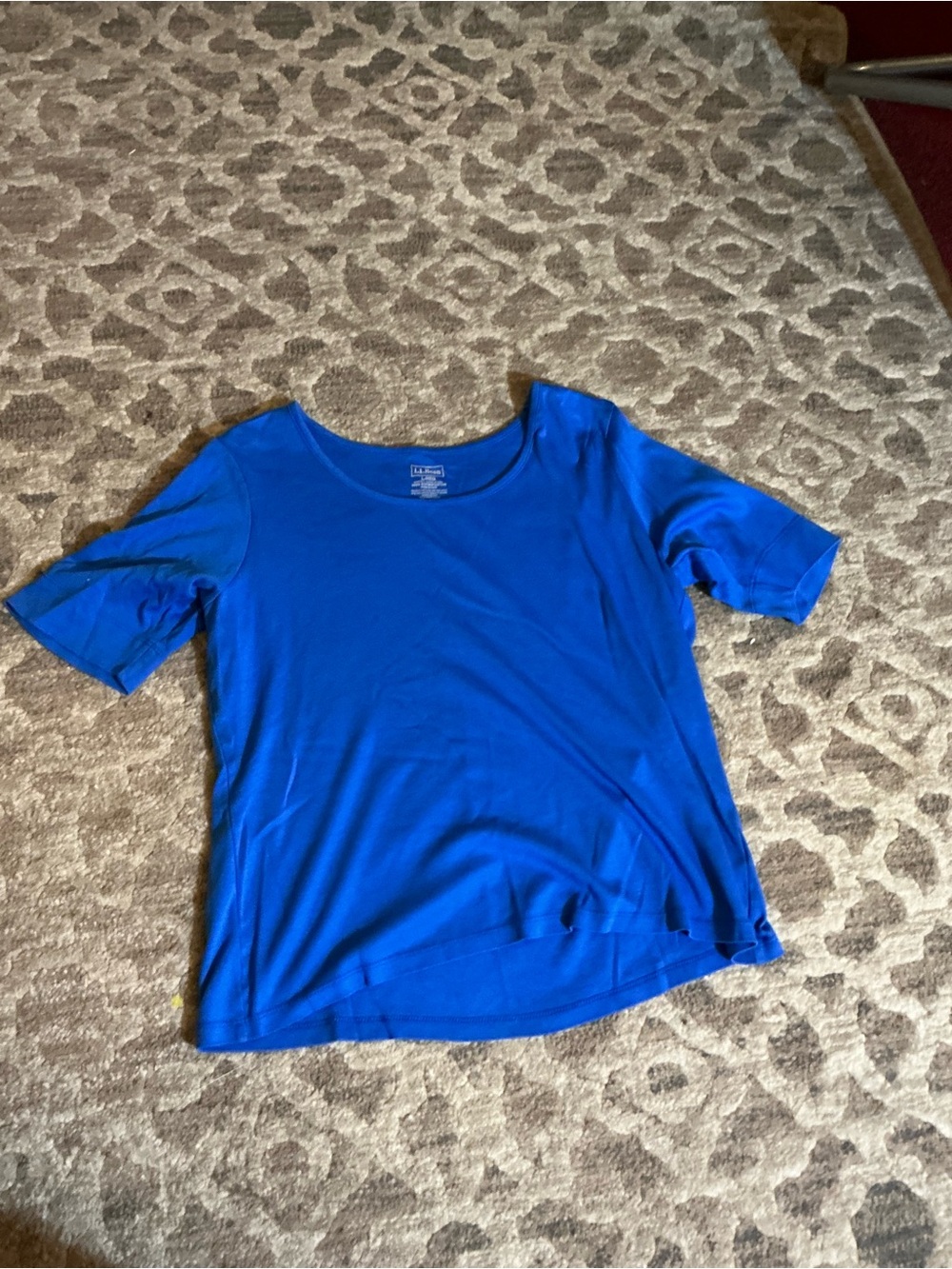 L.L. Bean Women's Royal Blue Short-Sleeve Tee